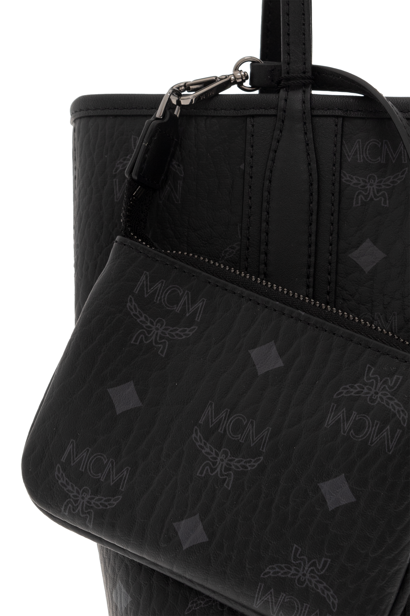 Mcm discount black tote